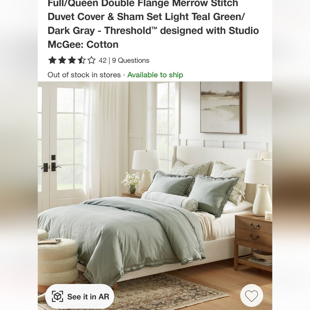 Soft Sage Green Duvet Cover Set - Classic Solid Bedding